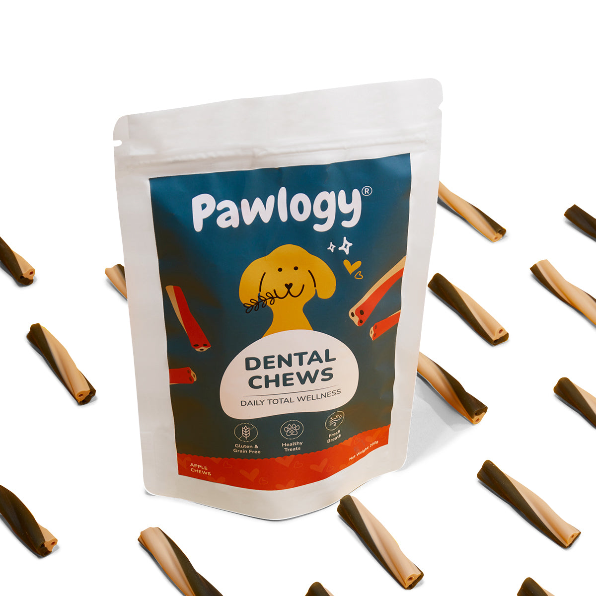 DENTAL CHEW STICKS APPLE