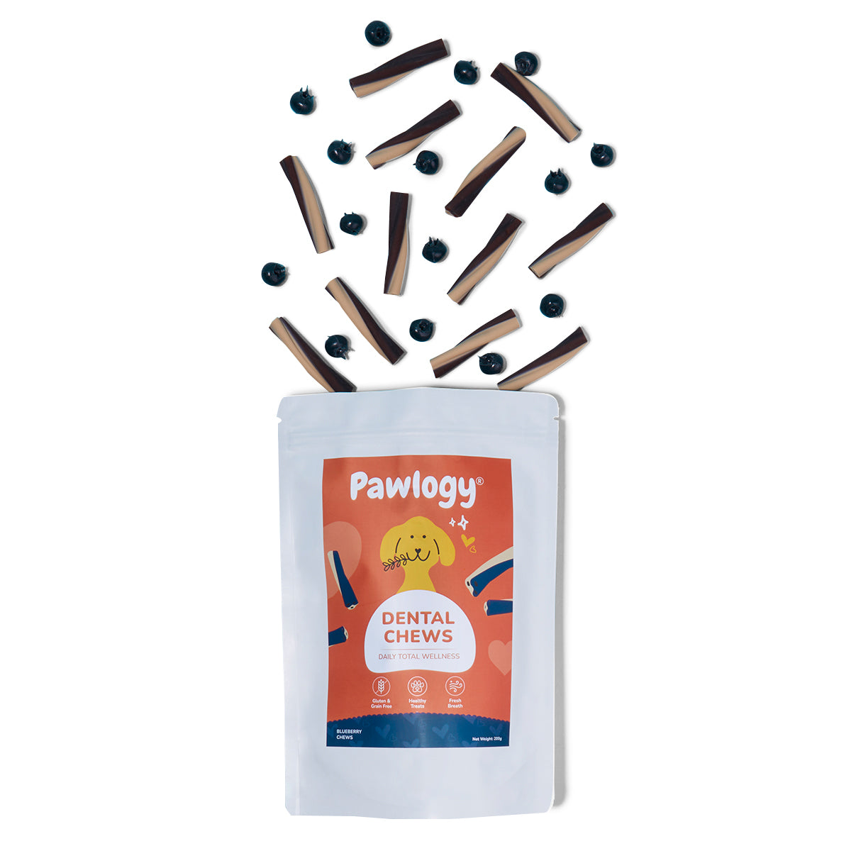 DENTAL CHEW STICKS BLUEBERRY