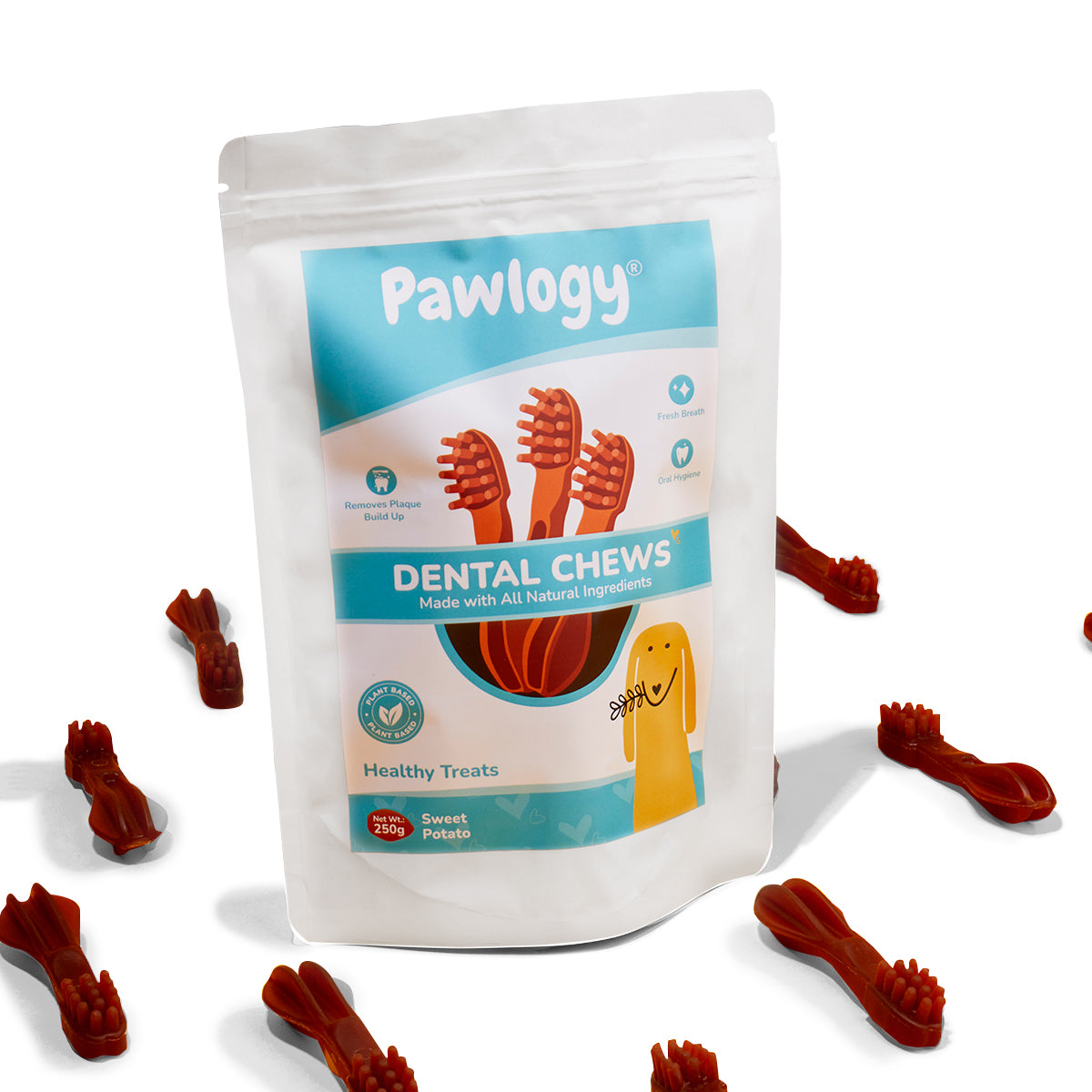 DENTAL CHEW STICKS Orange Sweet Potato